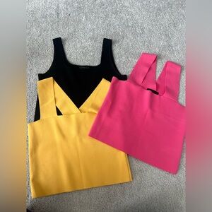 House of Harlow 1960 Compression Sculpt Knit Tank tops- set of 3